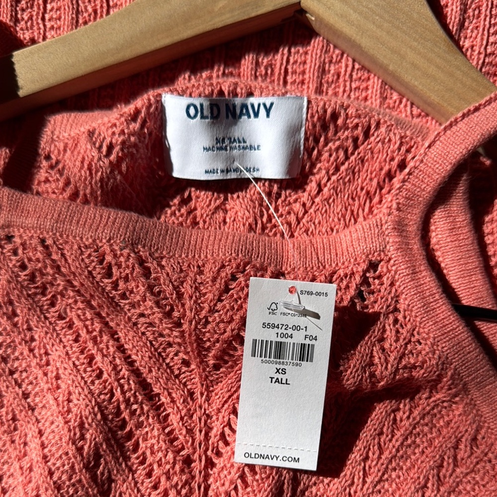Old Navy Pink Ribbed Sleeveless Halter Maxi Dress - Picture 3 of 4